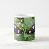 Blue Gepunktet Butterfly Tasse (Mittel)