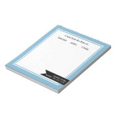 Blue Gerahmt "From the Mama of", Personalisiert Notizblock (Rotiert)