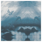 Blue Gese Stoff (Nahaufnahme)