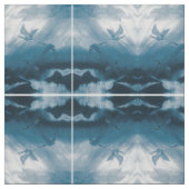 Blue Gese Stoff (Muster)