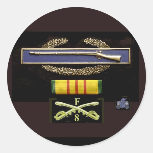 Blue Ghost Blues CIB Runder Aufkleber (Vorderseite)