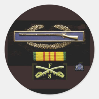 Blue Ghost Blues CIB Runder Aufkleber