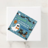 Blue Ghost Halloween Geburtstagsparty Danke Geschenkanhänger (Beispiel)