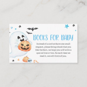 Blue Ghost Halloween Little Boo Books for Baby Begleitkarte