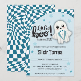 Blue Ghost Little Boo ist fast die richtige Baby D Einladung