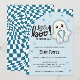Blue Ghost Little Boo ist fast die richtige Baby D Einladung