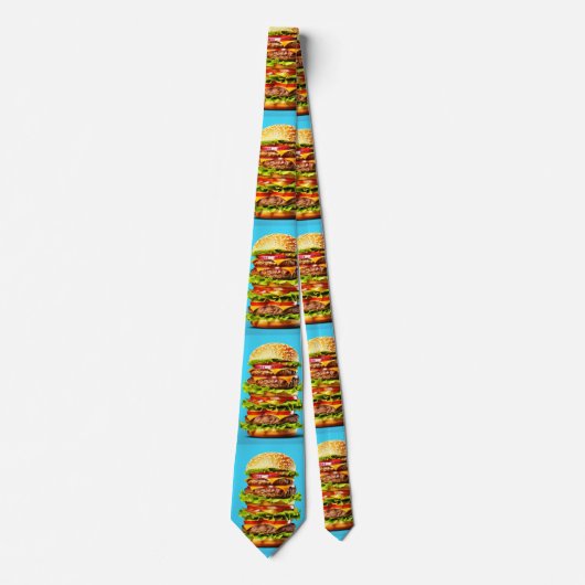 Blue Giant Hamburger Neck Tie Krawatte (Vorderseite)