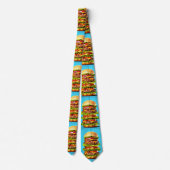 Blue Giant Hamburger Neck Tie Krawatte (Rückseite)