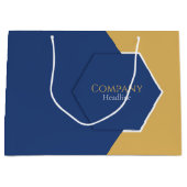 Blue Gift Bag Große Geschenktüte (Vorderseite)