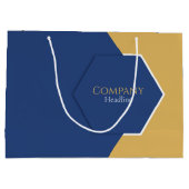 Blue Gift Bag Große Geschenktüte (Rückseite)