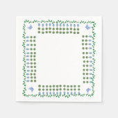 Blue Ginger Jars Jar Topiary Vine Serviette (Vorderseite)