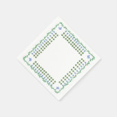 Blue Ginger Jars Jar Topiary Vine Serviette (Ecke)