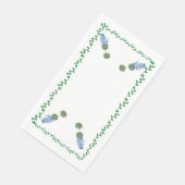 Blue Ginger Jars Jar Topiary Vine Serviette (Ecke)