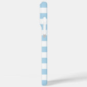 Blue Gingham Case-Mate iPhone Hülle (Rückseite / Links)