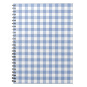 Blue Gingham Country Notizblock (Vorderseite)