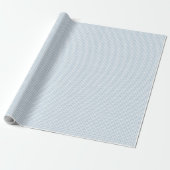 Blue Gingham einfache niedliche kleine Karos karie Geschenkpapier (Ungerollt)