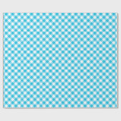"Blue Gingham" Geschenkpapier (Flach)
