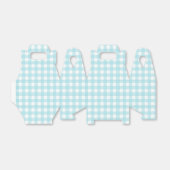 Blue Gingham Geschenkschachtel (Ungefaltet)