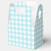 Blue Gingham Geschenkschachtel (Geöffnet)