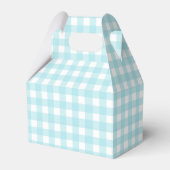 Blue Gingham Geschenkschachtel (Vorderseite)