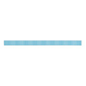 Blue Gingham Grosgrain Ribbon Ripsband (Vorderseite)