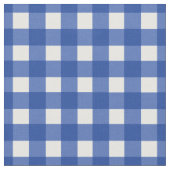 Blue Gingham Karo Stoff (Nahaufnahme)