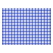 Blue Gingham Karo Tischdecke (Vorderseite (Horizontal))