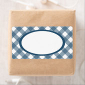 Blue Gingham Labels (Insitu)