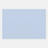 Blue Gingham Laurel Wappen Wrapping Paper Sheets Geschenkpapier Set (Vorderseite 3)