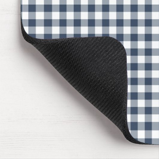 Blue Gingham Mousepad (Ecke)