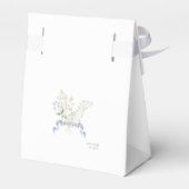 Blue Gingham Peter die Rabbit Baby Dusche MUTED BL Geschenkschachtel (Rückseite)