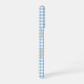 Blue Gingham Phone Case iPhone 16 Hülle (Rechte Seite)