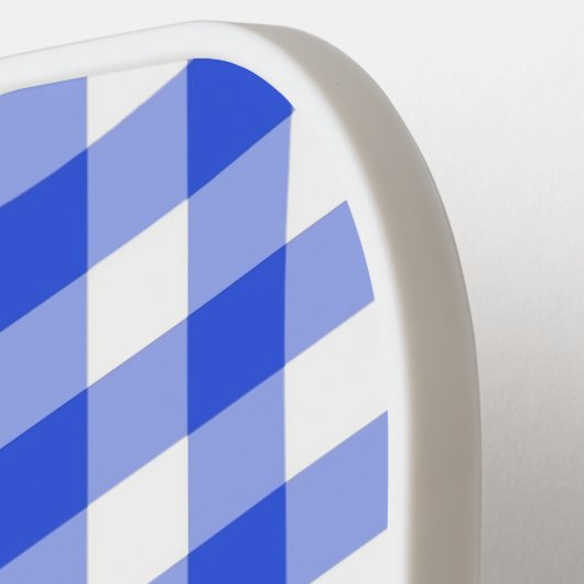 Blue Gingham Pickleball Schläger (Linke Seite)