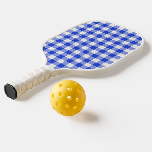 Blue Gingham Pickleball Schläger (Ablage2 )