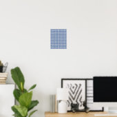 Blue Gingham Poster (Heimbüro)