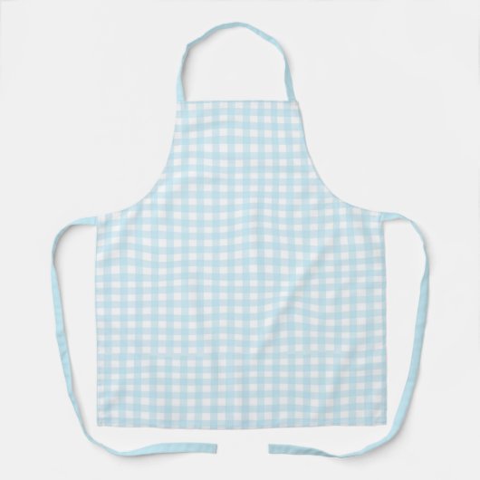 Blue Gingham Schürze (Vorderseite)