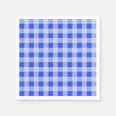 Blue Gingham Serviette (Vorderseite)
