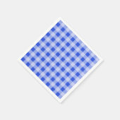 Blue Gingham Serviette (Ecke)