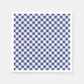 Blue Gingham Serviette (Vorderseite)