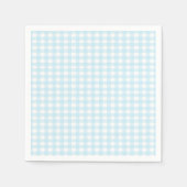 Blue Gingham Serviette (Vorderseite)
