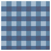 Blue Gingham Stoff (Nahaufnahme)