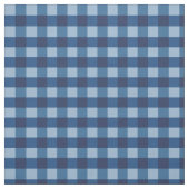 Blue Gingham Stoff (Muster)