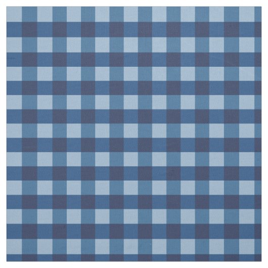 Blue Gingham Stoff (Muster)