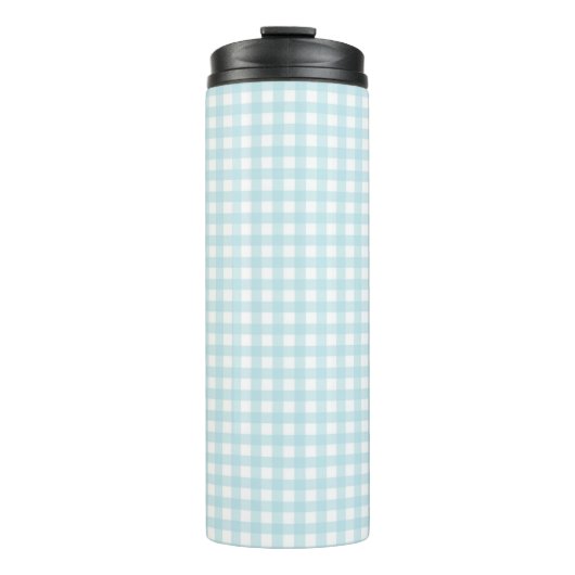 Blue Gingham Thermosbecher (Vorderseite)