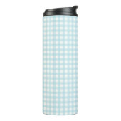 Blue Gingham Thermosbecher (Nach links gedreht)