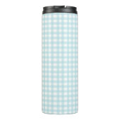 Blue Gingham Thermosbecher (Rückseite)