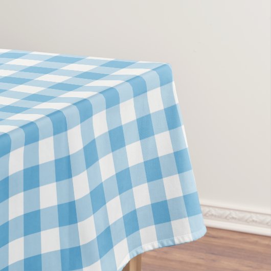 Blue Gingham Tischdecke (Beispiel)