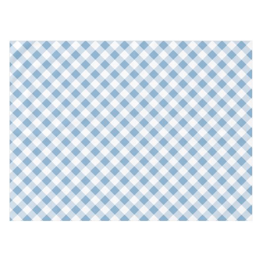 Blue Gingham Tischdecke (Vorderseite (Horizontal))