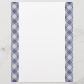 Blue Gingham zweiseitiges Papier (Vorderseite)