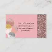 Blue Giraffe Balloons Moderne Veranstaltungsplanun Visitenkarte (Rückseite)